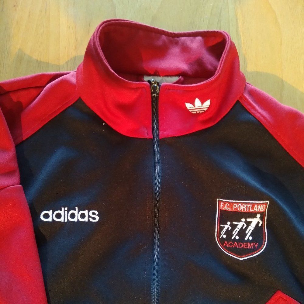 Vintage Adidas F.C. Portland Academy Zipper Track Jacket